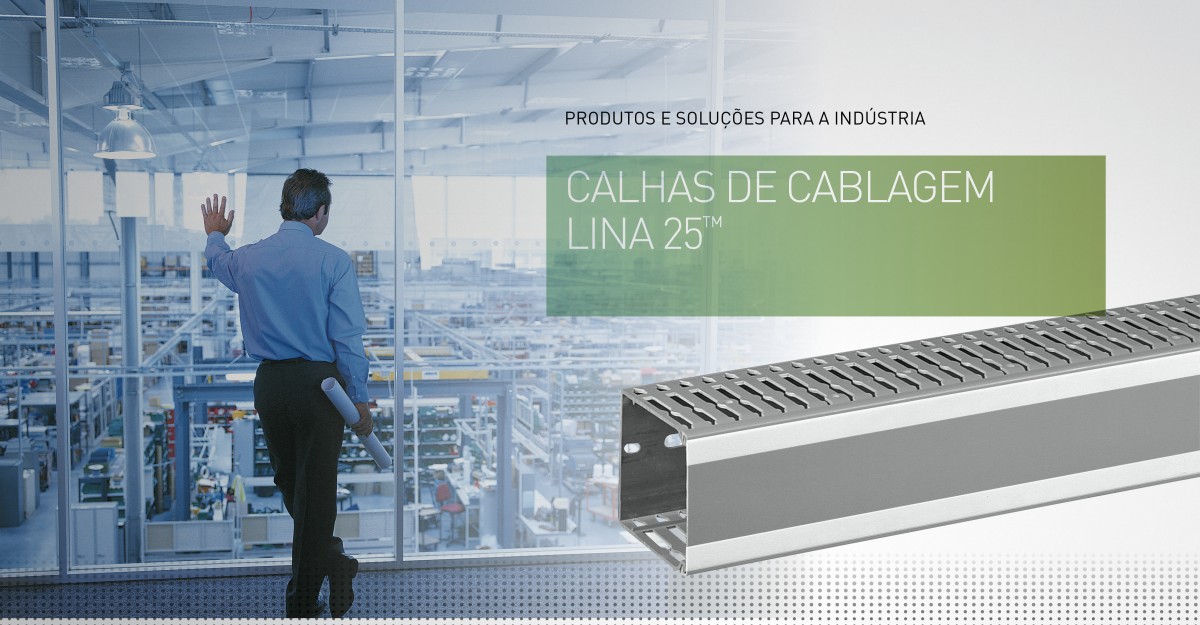 Calha de cablagem Lina 25™: Rapidez e facilidade de instalação