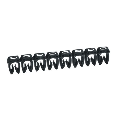 Marcadores para cabos e bornes de ligação CAB 3 de 0,15 mm2 a 0,5 mm2 -  0 Preto