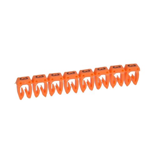Marcadores para cabos de 1.5 mm2 a 2.5 mm2  CAB 3 -  3 Laranja