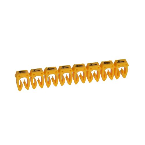 Marcadores para cabos de 1,5 mm2 a 2,5 mm2  CAB 3 -  4 Amarelo