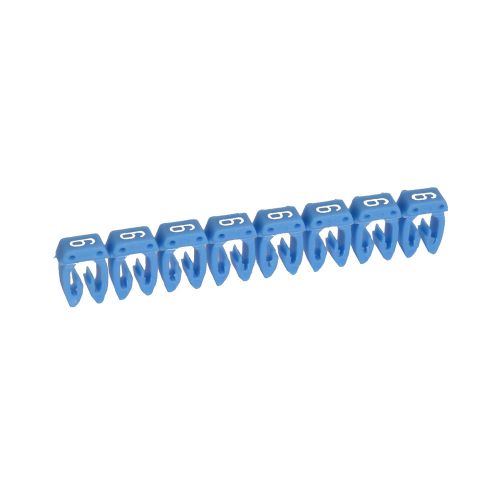 Marcadores para cabos de 1,5 mm2 a 2,5 mm2  CAB 3 - 6 Azul