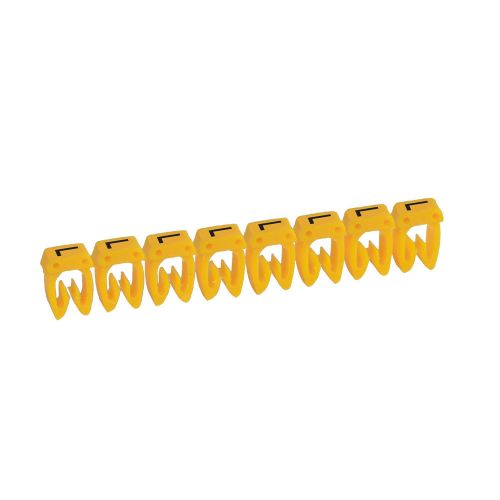 Marcadores para cabos e bornes de ligação CAB 3 de 4 mm2 a 6 mm2 - letra 