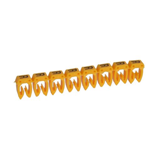 Marcadores para cabos e bornes de ligação CAB 3 de 4 mm2 a 6 mm2 - letra 