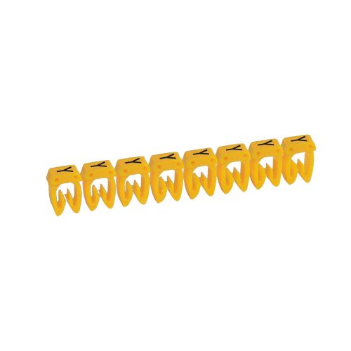 Marcadores para cabos e bornes de ligação CAB 3 de 4 mm2 a 6 mm2 - letra 