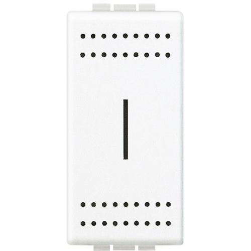 Livinglight - Porta-fusível para 10A - Branco, 1 módulo