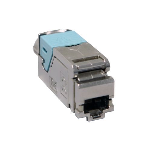 LCS3 - Conector RJ 45 Cat. 8 - STP para painel plano e em ângulo