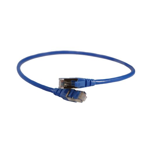 LCS3 - Cordões RJ 45 cat. 6 - F/UTP impedância 100 Ω - PVC - azul - 0,5m 