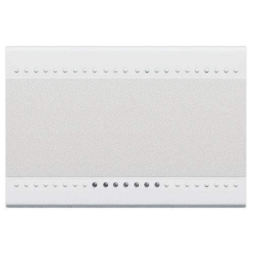Livinglight - Tecla neutra iluminável na parte inferior - Branco, 3 módulos