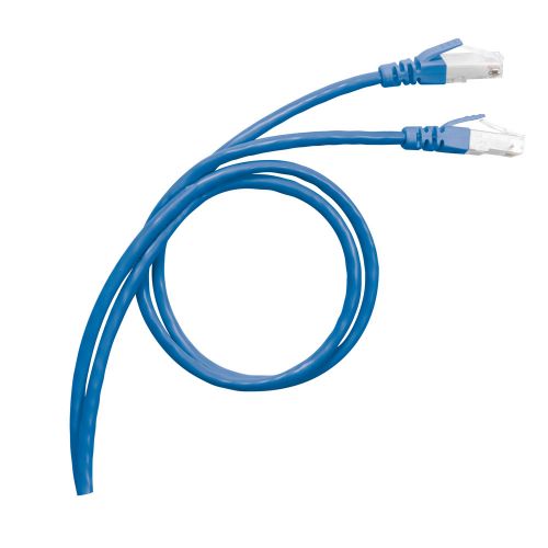 LCS3 - Cordões RJ 45 cat. 6 - SF/UTP impedância 100 Ω -PVC - azul - 3m 