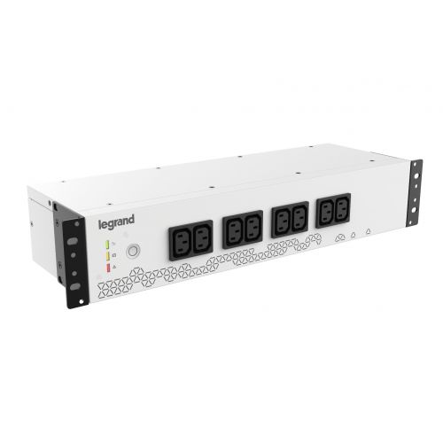 UPS Keor PDU 800VA monofásica com 8 tomadas do tipo IEC. Autonomia até 15 min.