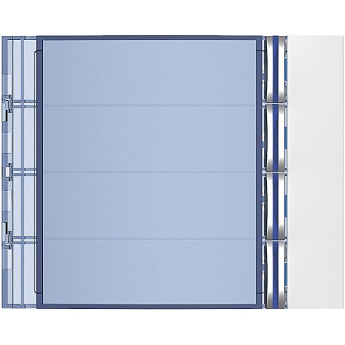 New Sfera - Frontal para módulo 4 botões em fila simples - Branco