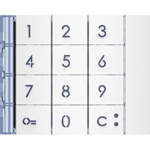 New Sfera - Frontal para módulo teclado digital (code-lock) - Branco