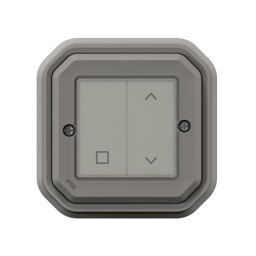 Plexo with Netatmo - Interruptor estores conectado, sem fios/bateria, Cinzento