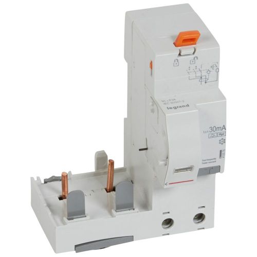 Bloco diferencial adaptável DX3 - 2P - 230 V~ - 63 A - 30 mA - tipo F 