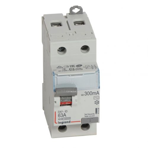 DX³-ID - Interruptor diferencial  - 2P - 230 V~ - 63 A - 300 mA - Tipo AC