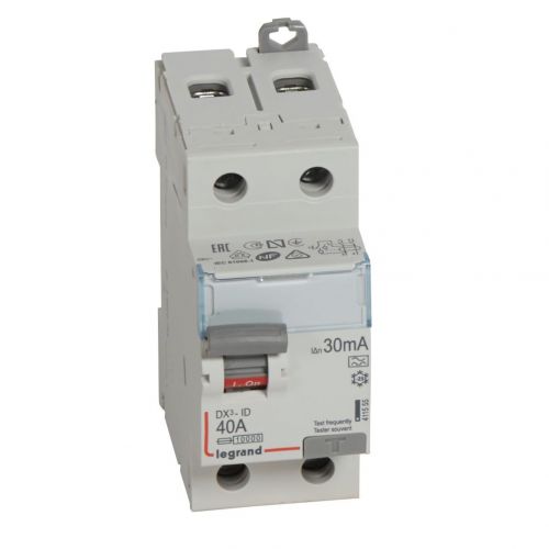 DX³-ID - Interruptor diferencial  - 2P - 230 V~ - 40 A - 30 mA - Tipo A