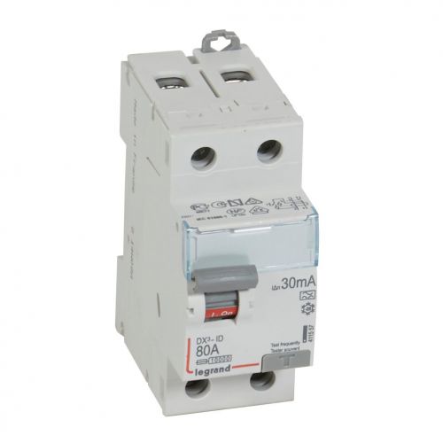 DX³-ID - Interruptor diferencial  - 2P - 230 V~ - 80 A - 30 mA - Tipo A