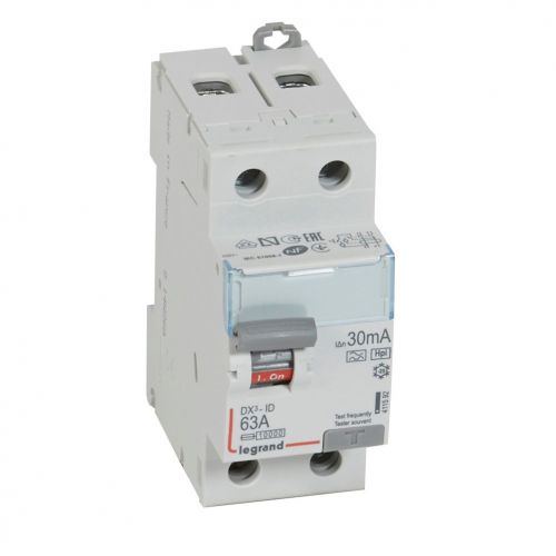 DX³-ID - Interruptor diferencial  - 2P - 230 V~ - 63 A - 30 mA - Tipo Hpi