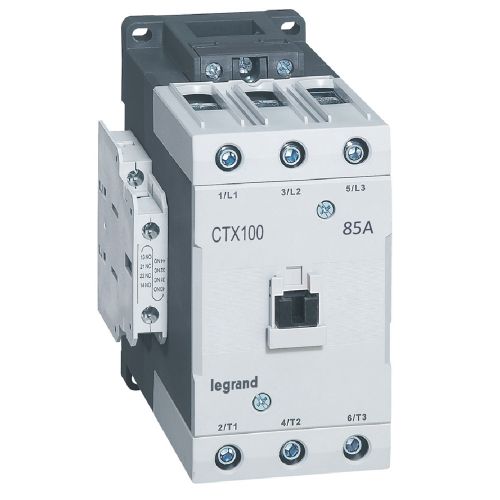 Contactor industrial CTX3 100 - 3 pólos - 85A - 24 V~ - 2 NA + 2 NF