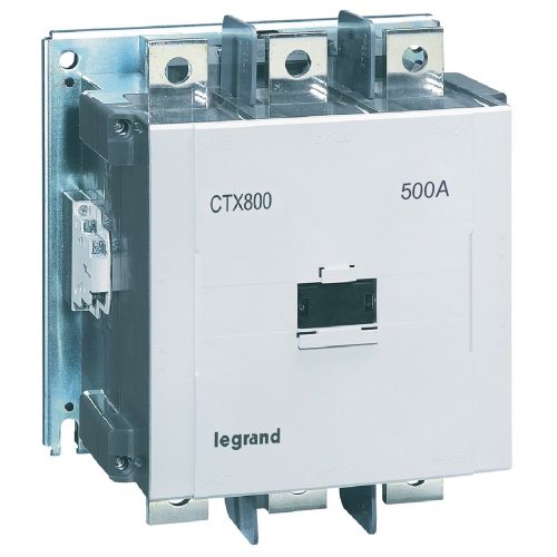 Contactor industrial CTX3 800 - 3 pólos - 500 A - 200 - 240 V~/=  - 2 NA + 2 NF