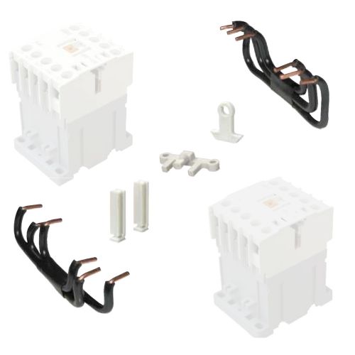 Encravamento mecânico e kit de cablagem para mini-contactores CTX3 3P ou 4P