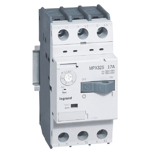 Disjuntor motor MPX3 32S - térmico regulável - 3P - 17 A - 20 kA