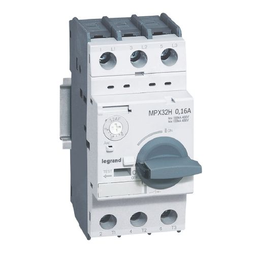 Disjuntor motor MPX3 32H - térmico regulável - 3P - 0.16 A - 100 kA