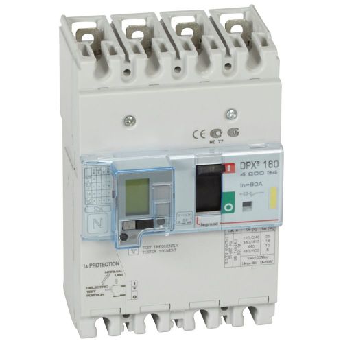 Disj. magnetotérmico c/diferencial int. DPX³ 160 Icu