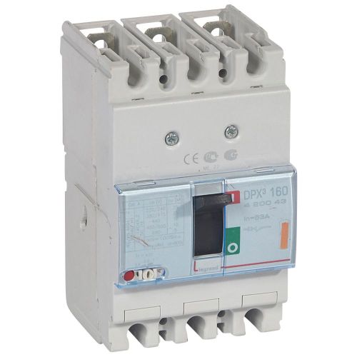 Disjuntor magnetotérmico - DPX³ 160 - Icu 25 kA - 400 V~ - 3P - 63 A