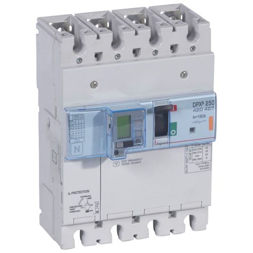 Disj. Elet. S2 c/unidade medida e diferencial DPX³ 250 Icu 25 kA 400 V~ 4P 160 A