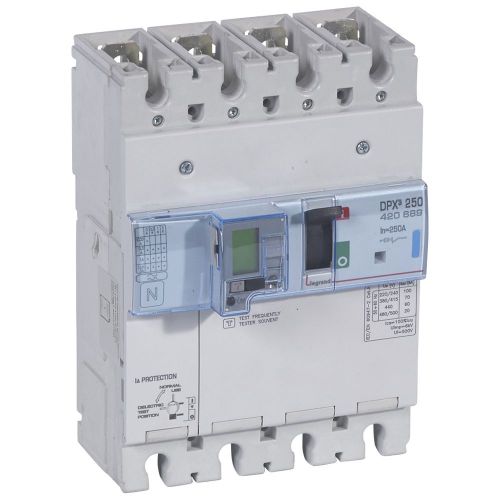 Disj. Elet. S2 c/unidade medida e diferencial DPX³ 250 Icu 70 kA 400 V~ 4P 250 A