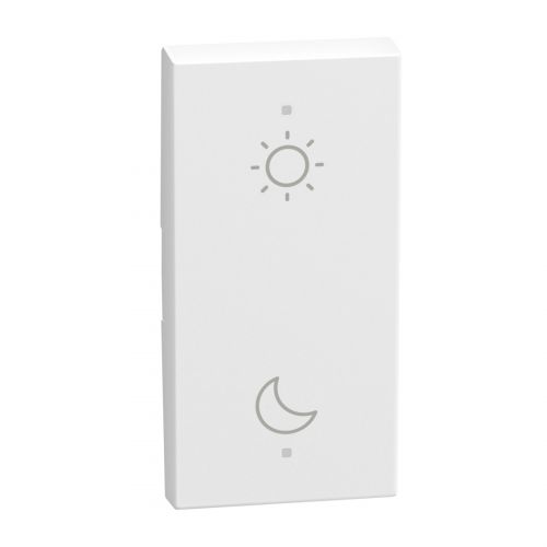 Light Now MYHOME - Tecla com símbolo - Acordar/Deitar. 2 funções. 1 mód - White