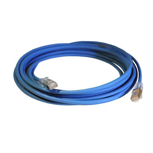 LCS3 - Cordões RJ 45 cat. 6 - F/UTP impedância blindada 100 Ω -LSZH - azul - 5m 