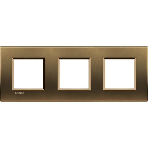 Livinglight - Quadro triplo H / V - Bronze