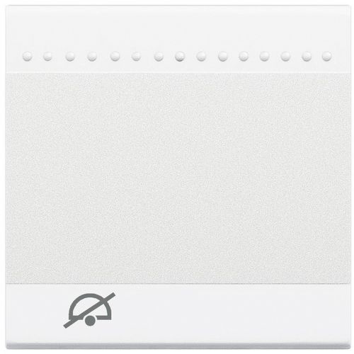 Livinglight - Teclas com símbolo “Não incomodar” (DND) - Branco - 2 módulos