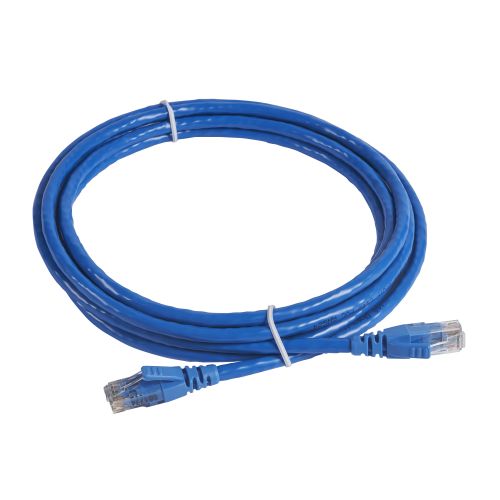 LCS3 - Cordões RJ 45 cat. 6 - U/UTP impedância 100 Ω - PVC - azul - 3m 