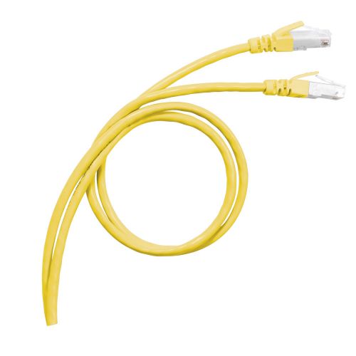 LCS3 - Cordões RJ 45 cat. 6A - S/FTP impedância 100 Ω - PVC - amarelo - 3m 