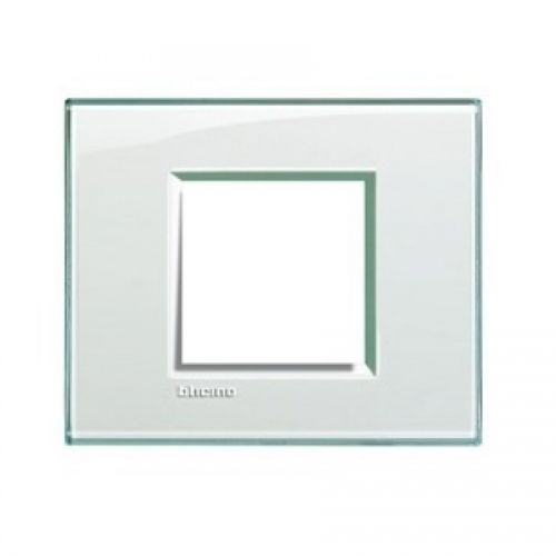 Livinglight Kristall - Quadro personalizável transparente - 2 módulos centrados