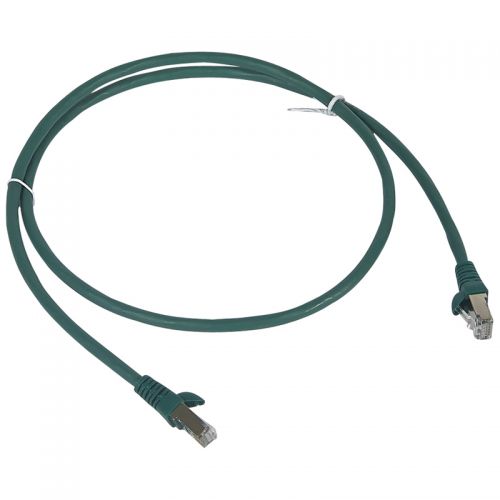 LCS3 - Cordões RJ 45 cat. 6 - F/UTP impedância 100 Ω - LSZH - verde- 2m 