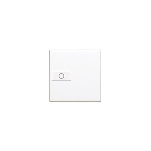 Livinglight - Tecla axial com símbolo “Luz” - Branco, 2 módulos
