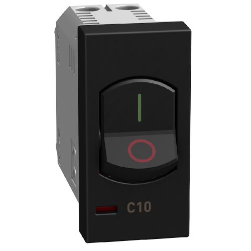 Light Now - Disjuntor magnetotérmico - 2P - 10A - 1 módulo - Dark