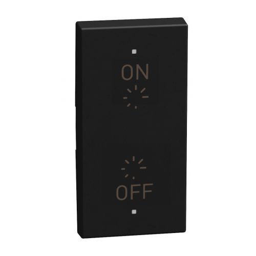 Light Now MYHOME - Tecla com símbolo - ON/OFF e Var.. 2 funções. 1 módulo - Dark