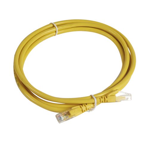 LCS3 - Cordões RJ 45 cat. 6A - U/UTP impedância 100 Ω - PVC - amarelo - 2m 