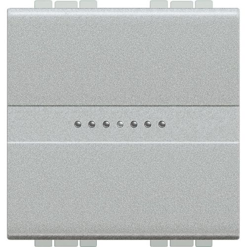 Livinglight - Comutador de escada iluminável - Comando axial - Tech, 2 módulos