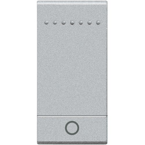 Livinglight - Tecla basculante com símbolo “Luz” - Tech, 1 módulo