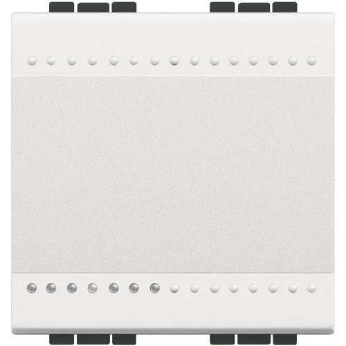 Livinglight - Comutador escada iluminável, Lig. Automático - Branco, 2 módulos