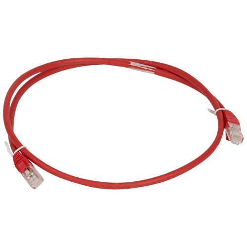 LCS3 - Cordões RJ 45 cat. 6A - U/UTP impedância 100 Ω - LSFH - vermelho - 1m 