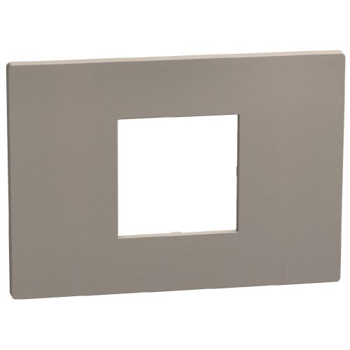 Light Now - Quadro de acabamento - 2 módulos centrados - Stone