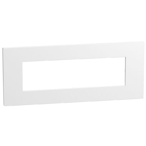 Light Now - Quadro de acabamento - 7 módulos  - White