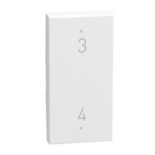 Light Now MYHOME - Tecla com símbolo - Cenário 3-4. 2 funções. 1 módulo - White